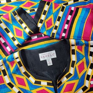 VINTAGE Colorful Silk Jacket